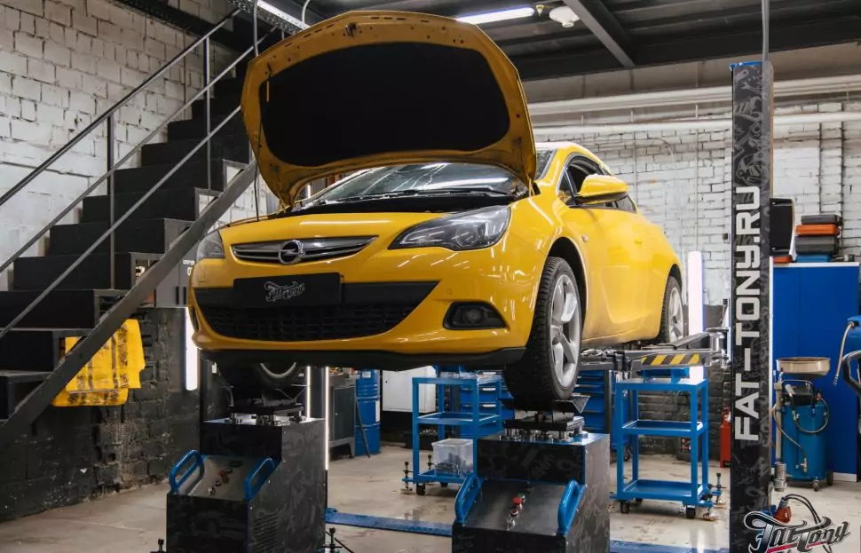 Диагностика подвески Opel Astra на вибростенде